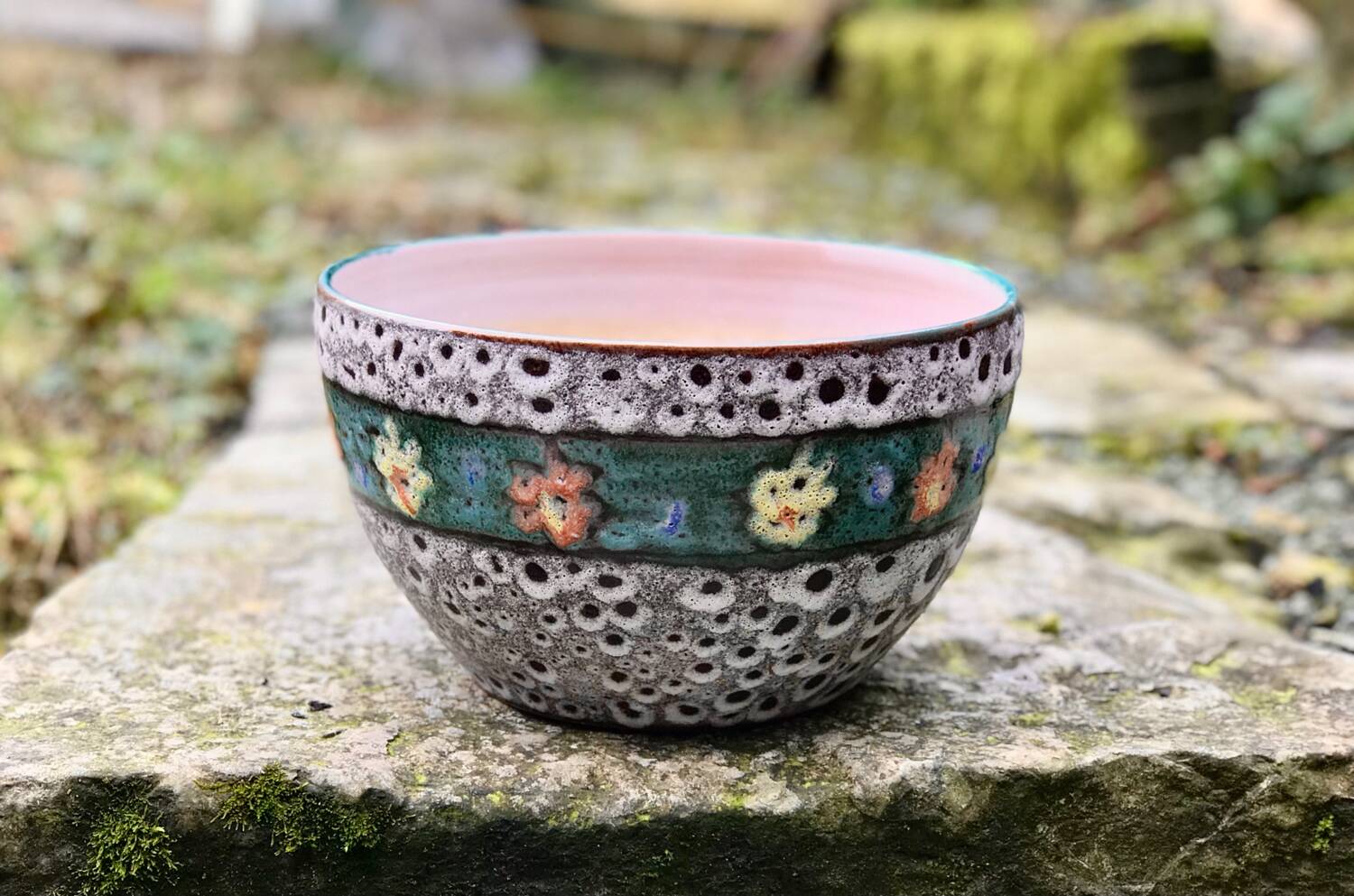 Cache pot céramique lave Vulcain France