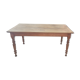 Table de ferme bois pied tourné