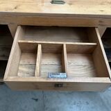 Early 20th century bar set in solid elm