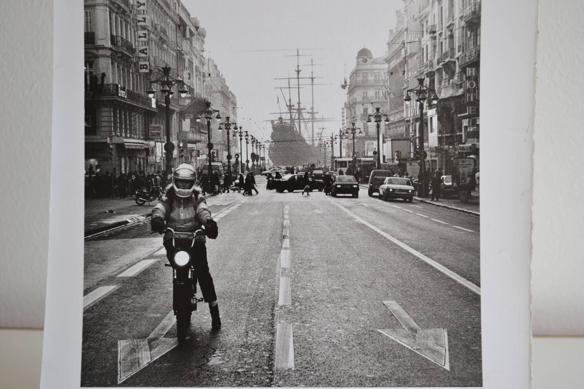 Anonymous silver photo marseille la canebiere and the old port circa 1970