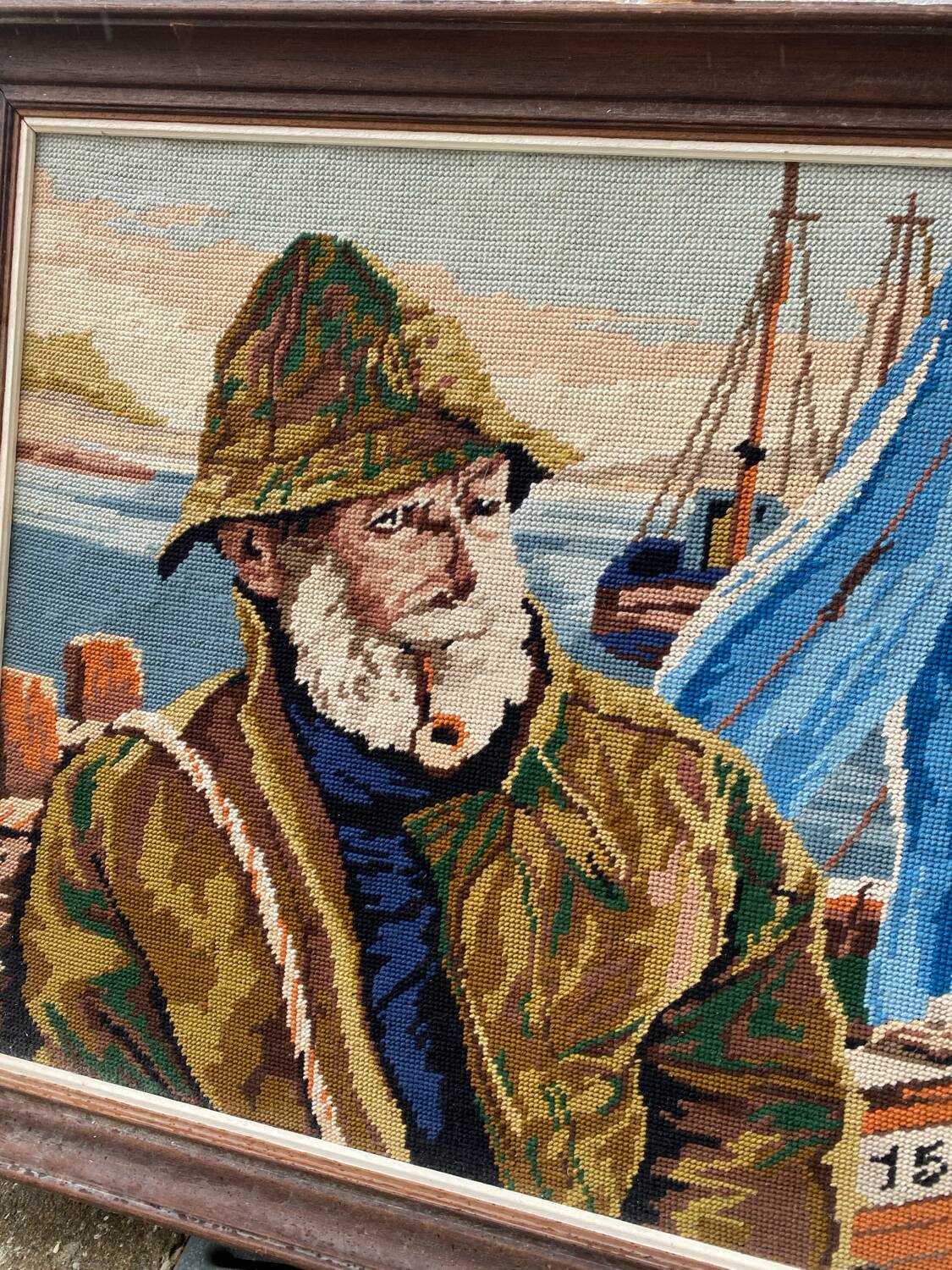 Vintage canvas “Fisherman”