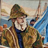 Vintage canvas “Fisherman”