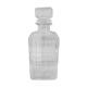 Vintage whisky carafe in chiseled glass