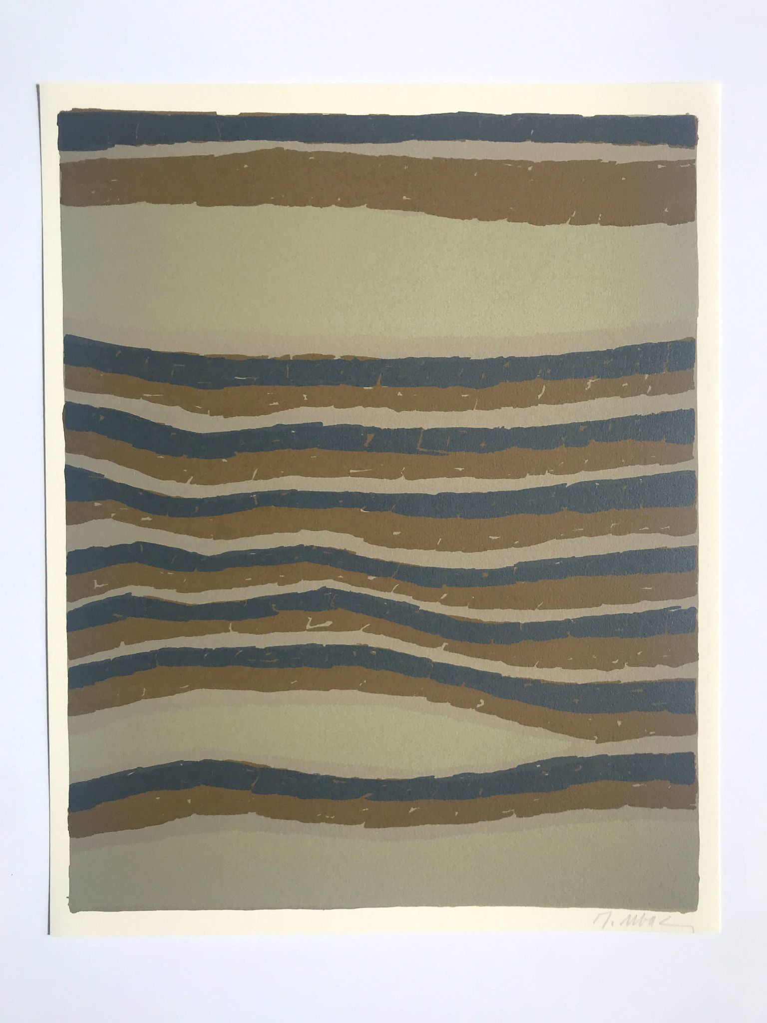 Raoul UBAC, The Earth III, 1978: Original lithograph signed in pencil.