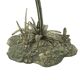 Large Sunflower Ashtray Silver Plated Bronze S. Agudo 62cm