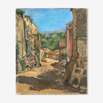 Painting "On the side of Ramatuelle" Leers J. Gaerremynck Society of Artists