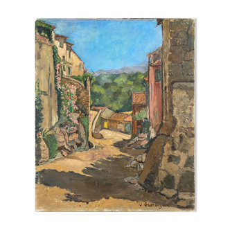 Painting "On the side of Ramatuelle" Leers J. Gaerremynck Society of Artists