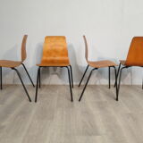 4 Papyrus chairs by Pierre Guariche 60