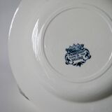 Set of 6 semi-deep plates in terre de fer salins model françois 1st 19th century