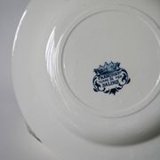 Set of 6 semi-deep plates in terre de fer salins model françois 1st 19th century