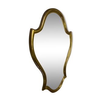 Mirror plaster and gilded wood  45x70cm