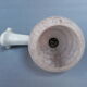 Art deco wall lamp with porcelain holder
