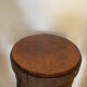 Massive brutalist wooden stool