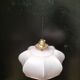 Pink opaline pendant light