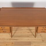 Mid-Century Teak Desk by Svante Skogh for AB Möbelfabriken Balder, Sweden, 1950s