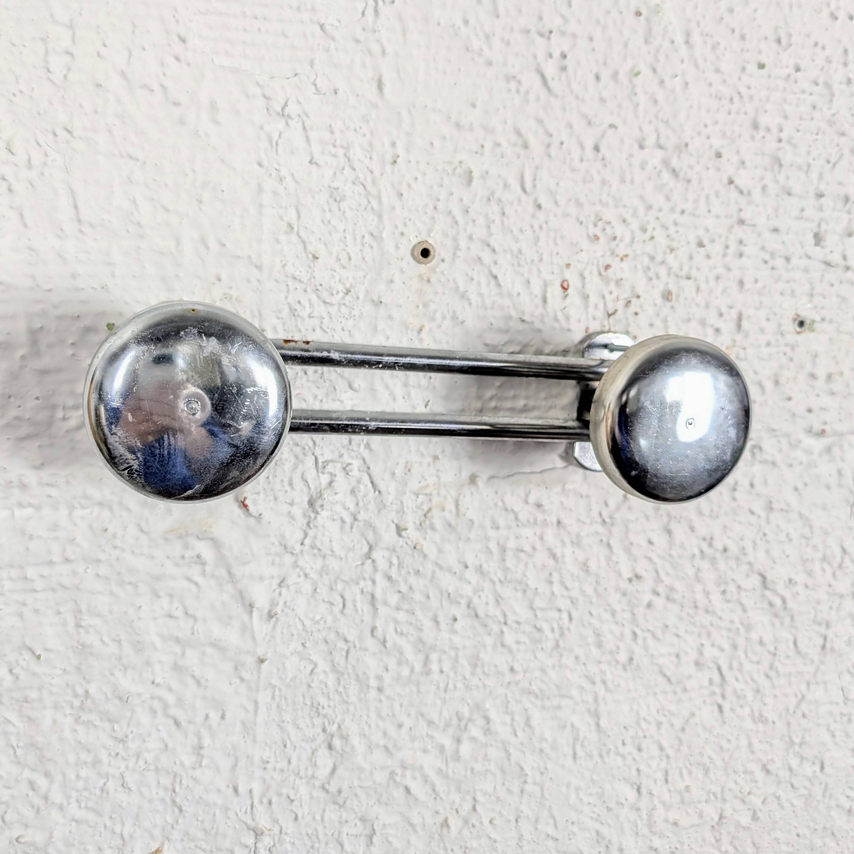 Vintage metal coat rack