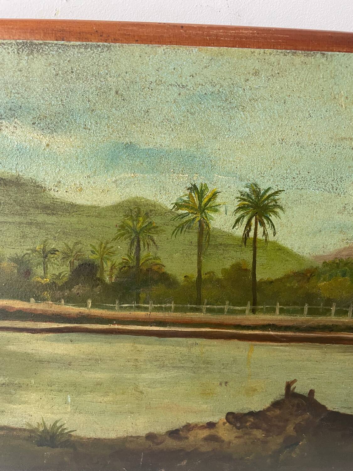 Oil painting on wood 1927