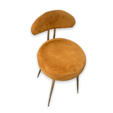 Pelfran chocolate fabric chair