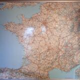 Map of France Michelin mural