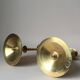 Vintage brass candle holders from Grillby Metallfabrik, set of 2