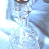 Small carafe in highly worked cut crystal