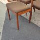 Serie de 6 chaises en teck vers 1960