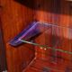 Rare glass-fronted Victorian apothecary cabinet.