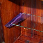 Rare glass-fronted Victorian apothecary cabinet.