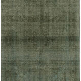 Tapis de laine bleue des années 1970 246 cm x 349 cm