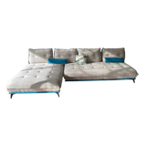 Modular gray sofas