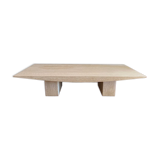 Coffee table in travertine