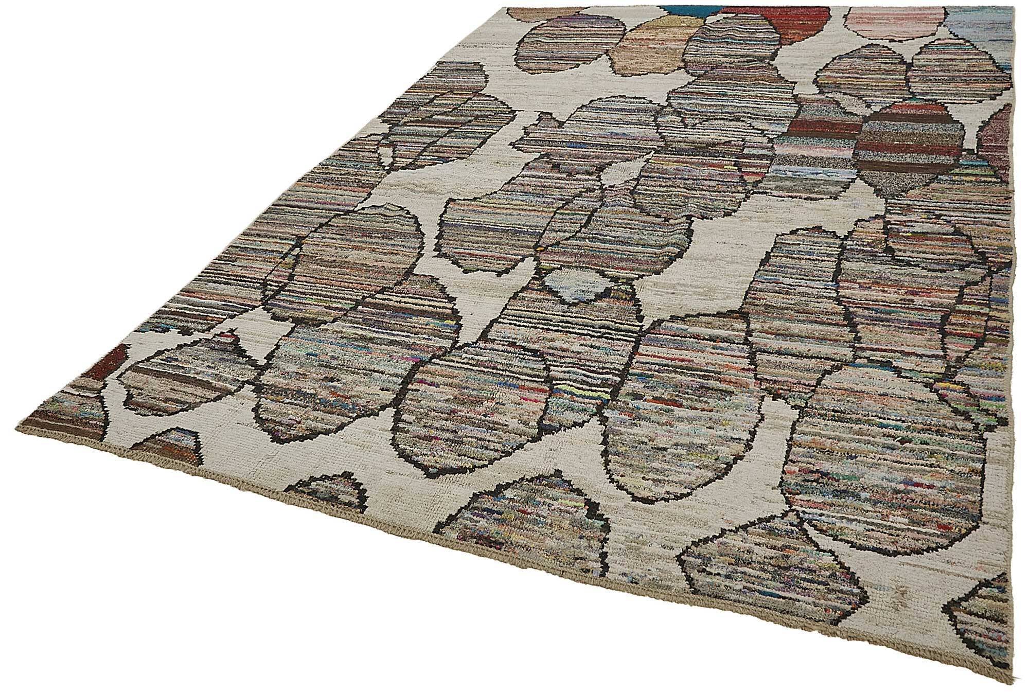 Handwoven Turkish Recycled Boho Rug 226 cm x 330 cm
