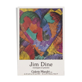 jim dine, monotypes and engravings, galerie maeght, 1983, exhibition poster