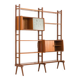 Scandinavian mid century free standing wall unit,Norway 1960s