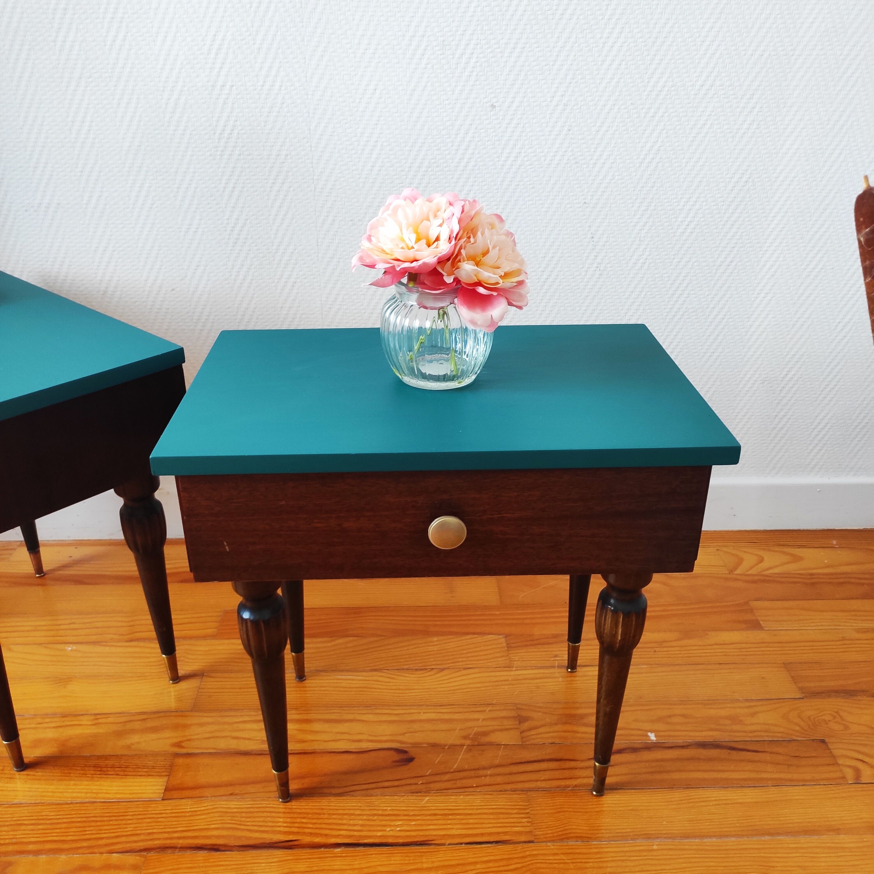 Pair of vintage bedside tables