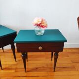 Paire de tables chevet vintage