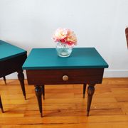 Paire de tables chevet vintage