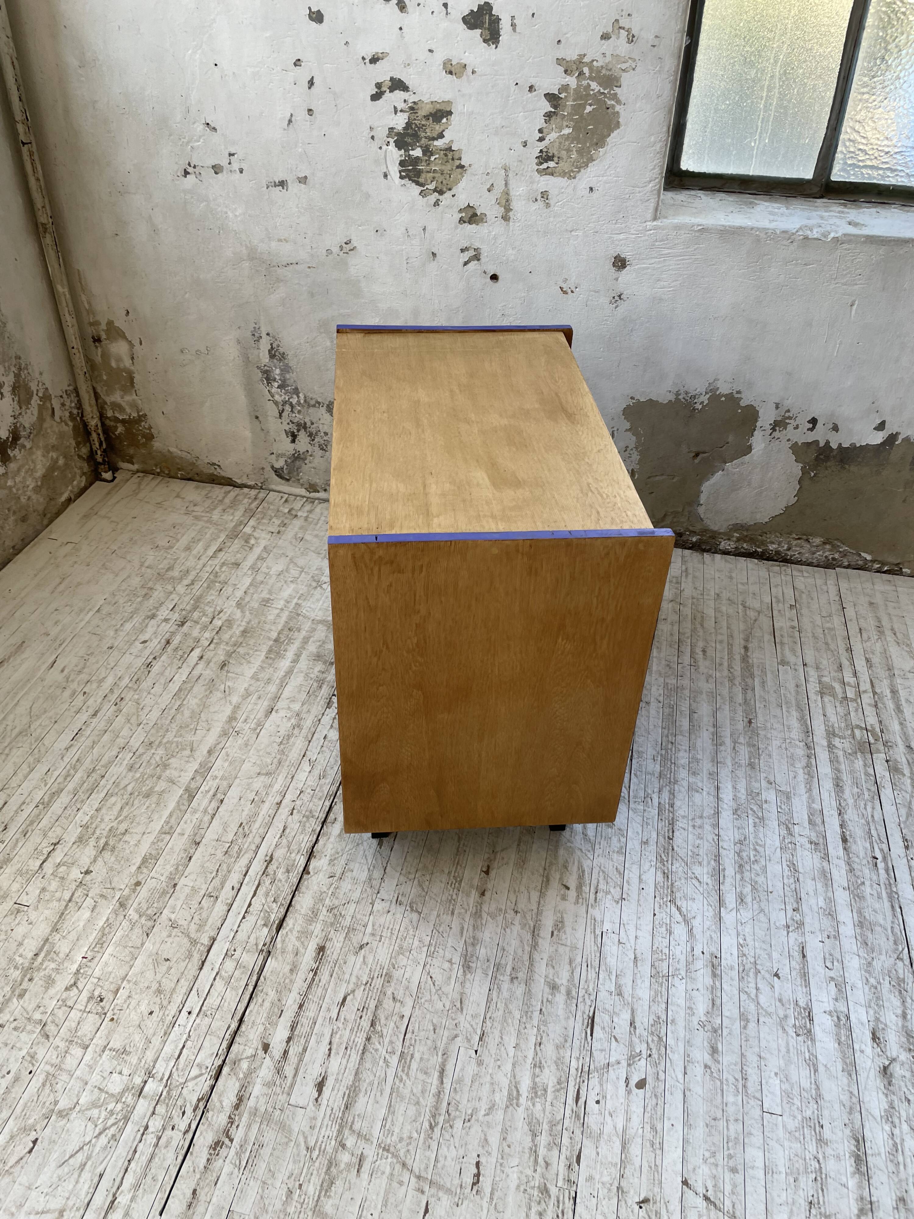 Meuble commode colorée années 60