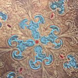 Blue and gold Venetian tray