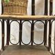 Rattan shelf