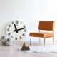 Modernist armchair in chromed metal and imitation leather, 50s/60s