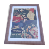 Affiche pub soda Verigoud 1957
