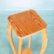 Vintage pine plant shelf, plant stand Sweden 1960