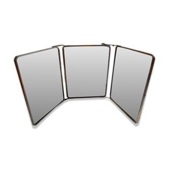 Miroir tryptique des années 50 / 60