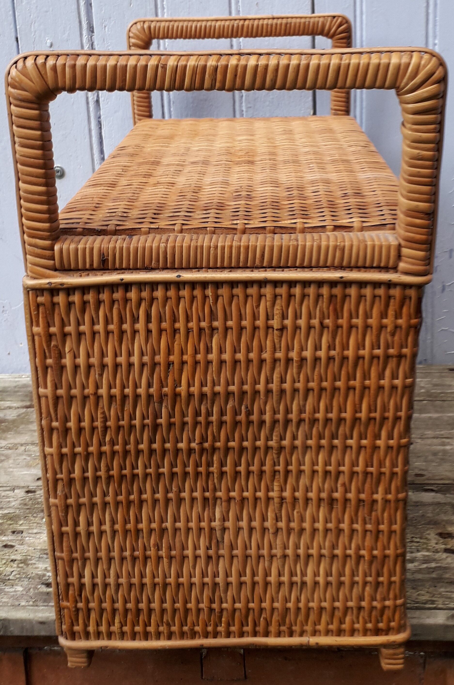 Rattan chest