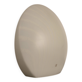 Glass table lamp with zebra pattern by Peill & Putzler, Germany, 1970s.