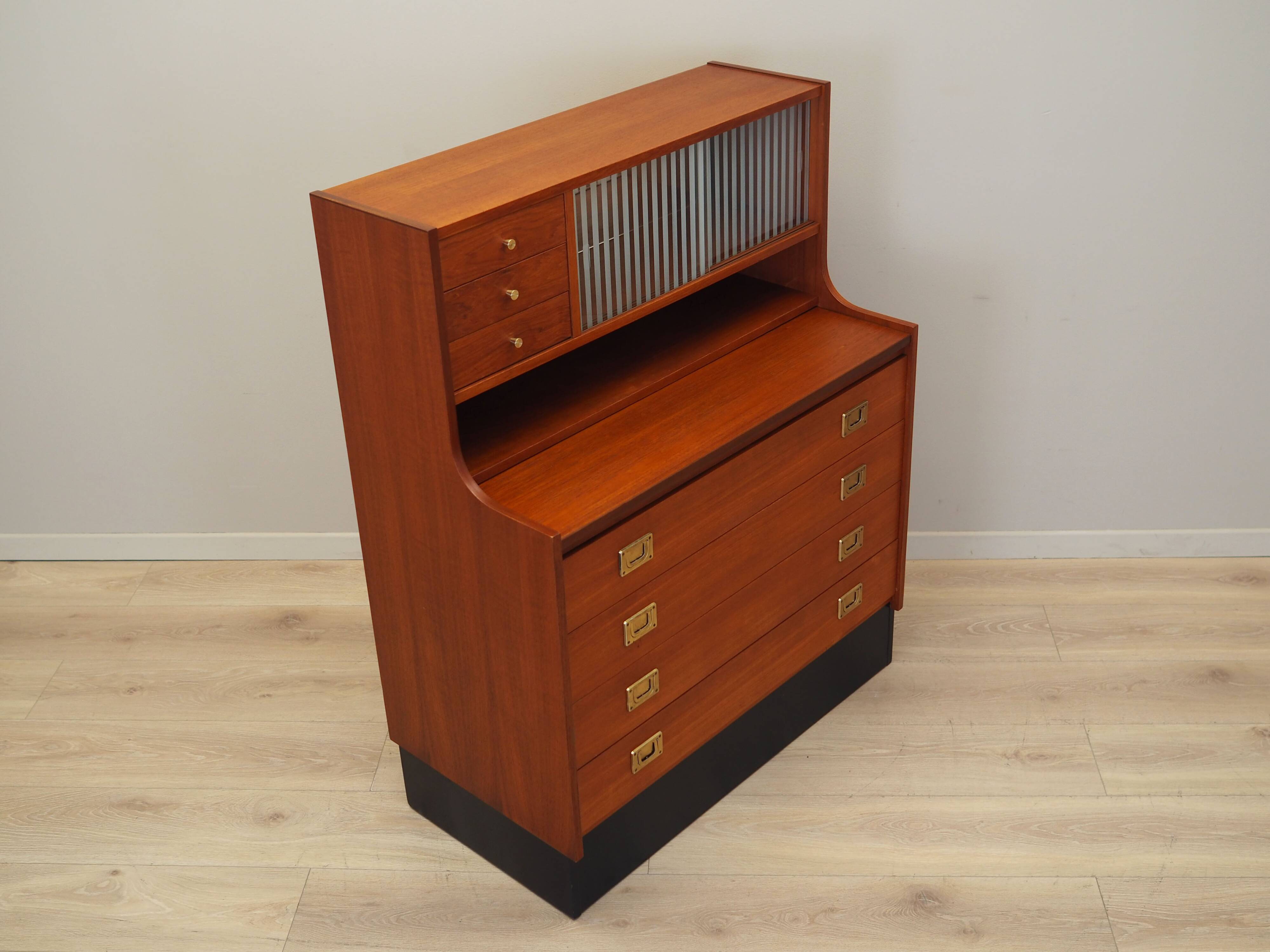 Teak secretary, Danish design, 1970s, production: Denmark