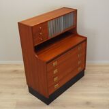 Secrétaire en teck, design danois, années 1970, production : Danemark
