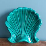 Coquillage coupelle vide poche vert émeraude
