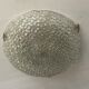 Vintage ceiling lamp year 60-70 in molded glass Ф40cm